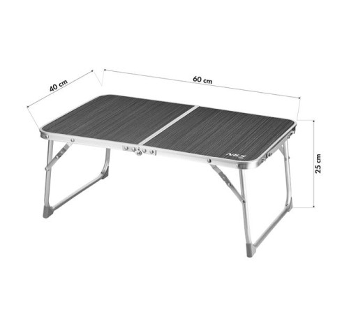 Стіл кемпінговий NILS CAMP NC3402, темно-сірий
