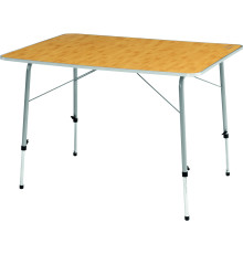 Стіл розкладний Easy Camp Menton L Brown 540028, 70 x 100 x 50-68 см - жовтий