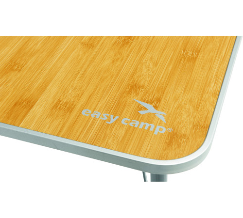 Стіл розкладний Easy Camp Menton M Brown 540029, 60 x 80 x 50-68 см - жовтий