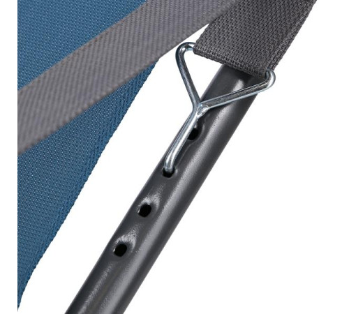 Крісло для кемпінгу NILS CAMP NC3022, 132 х 60 х 15 см - синє