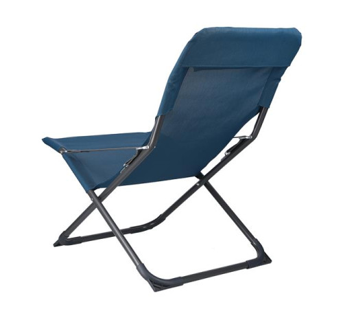 Крісло для кемпінгу NILS CAMP NC3022, 132 х 60 х 15 см - синє