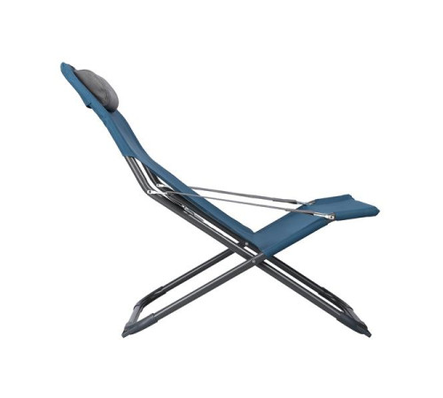 Крісло для кемпінгу NILS CAMP NC3022, 132 х 60 х 15 см - синє