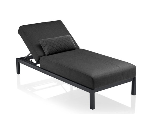 Лежак KETTLER PURE 0107014-7000, 215 х 90 х 50 см - темно-сірий