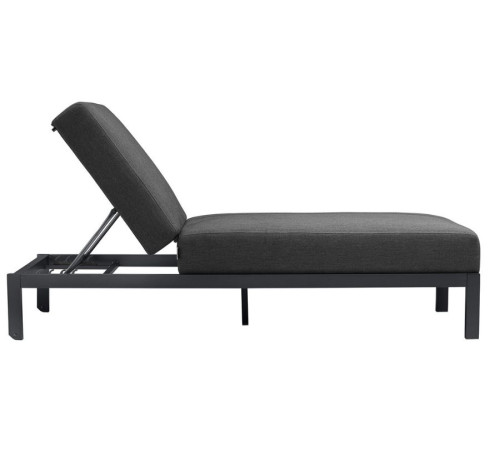 Лежак KETTLER PURE 0107014-7000, 215 х 90 х 50 см - темно-сірий