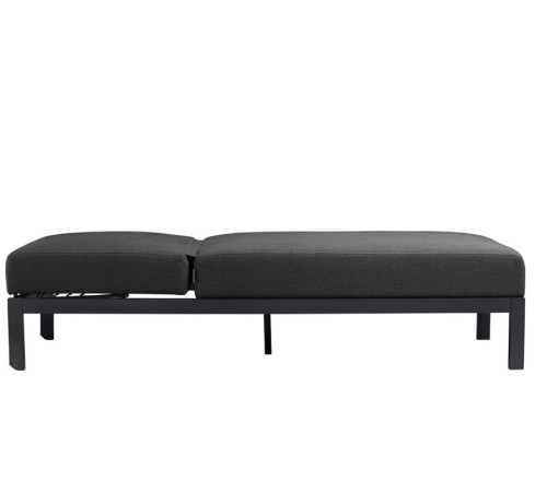 Лежак KETTLER PURE 0107014-7000, 215 х 90 х 50 см - темно-сірий