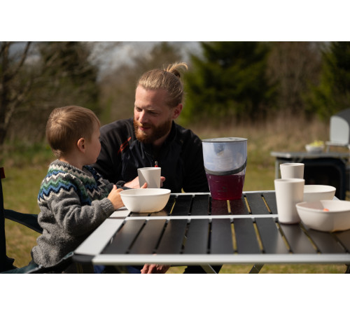 Стіл розкладний Easy Camp Rennes L Black 670197, 70 x 110 x 70 см - чорний