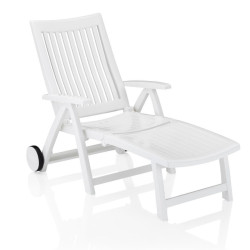 Лежак для басейну KETTLER ROMA 01638-000, 185 х 71 х 100 см - білий