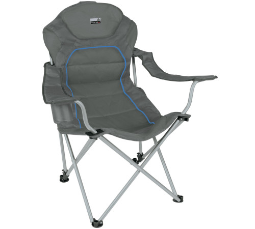 Стілець розкладний High Peak Alicante Dark 44117, 62 x 60 x 105 см - сіро-синій