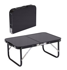 Стіл туристичний Chomik Garden Line HOLMEN 60 x 40 x 26,5 см - чорний