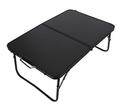 Стіл туристичний Chomik Garden Line HOLMEN 60 x 40 x 26,5 см - чорний