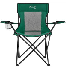 Крісло для кемпінгу NILS CAMP NC3302, темне-зелене