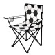 Крісло для кемпінгу NILS CAMP NC3303, чорно-біле
