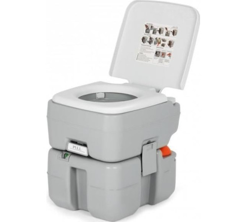 Туалет портативний туристичний Costway з поршневим насосом
