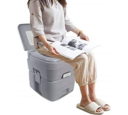 Портативний туристичний туалет зі зливом 20 л Costway