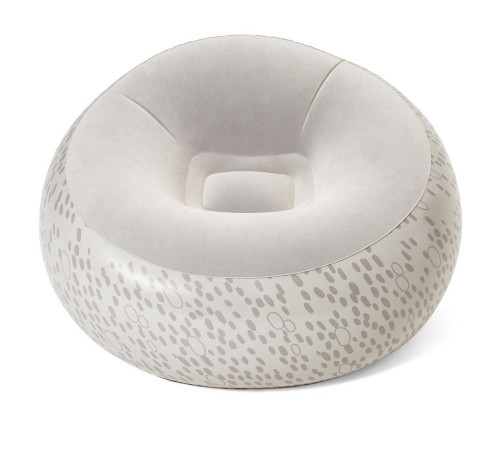 Крісло надувне Bestway 75052 112 x 112 x 66 см, сіре