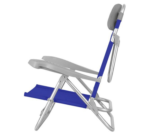 Крісло для кемпінгу 2в1 NILS CAMP NC3502, синьо-сіре