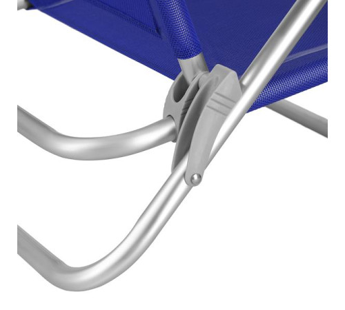 Крісло для кемпінгу 2в1 NILS CAMP NC3502, синьо-сіре
