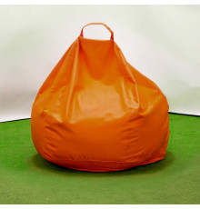 Безкаркасне крісло GreenGard Пуф, помаранчеве