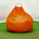 Безкаркасне крісло GreenGard Пуф, помаранчеве