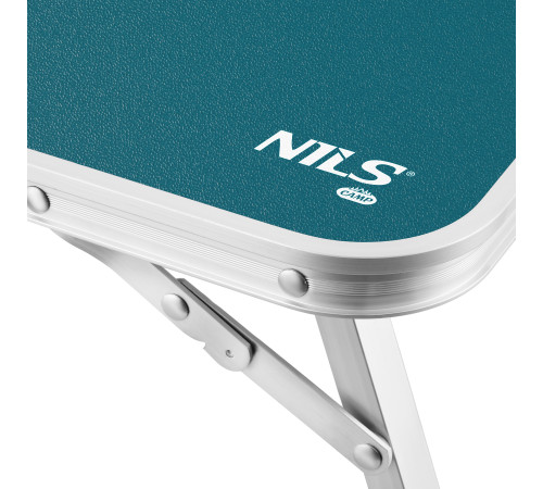 Стіл туристичний розкладний NILS CAMP NC3403 50 x 30 x 20 см, синій