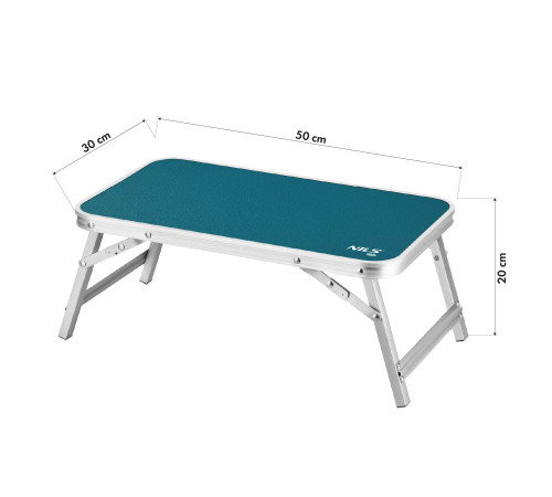 Стіл туристичний розкладний NILS CAMP NC3403 50 x 30 x 20 см, синій