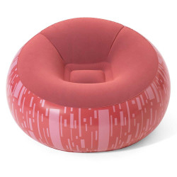 Крісло надувне Bestway 75052 112 x 112 x 66 см, червоне