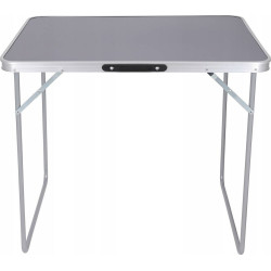 Стіл розкладний туристичний ENERO CAMP 80 x 60 x 70 см - сірий