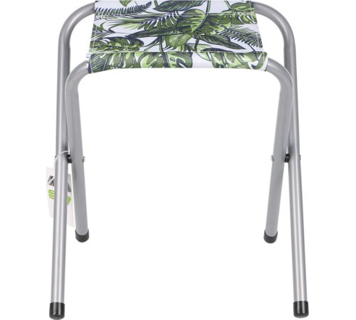 Стіл кемпінговий розкладний Enero і 2 крісла 80 x 60 x 70 см - зелено-біле