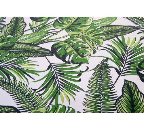 Стіл кемпінговий розкладний Enero і 2 крісла 80 x 60 x 70 см - зелено-біле