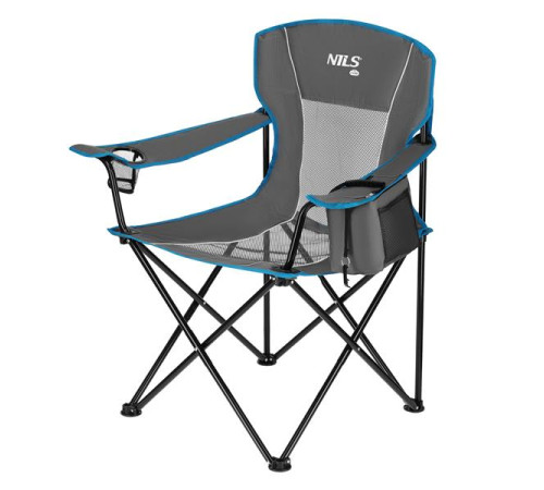 Крісло для кемпінгу NILS CAMP NC3706, сіре