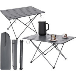 Стіл туристичний розкладний Enero 68 х 46 х 40 см - сірий