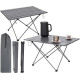 Стіл туристичний розкладний Enero 68 х 46 х 40 см - сірий