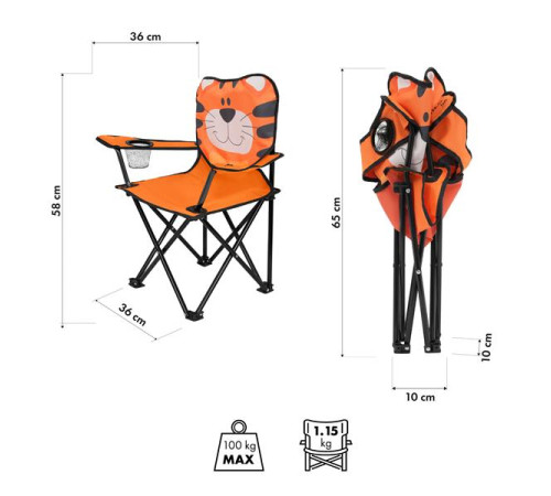 Дитяче крісло туристичне HMS NC3305 TIGER 