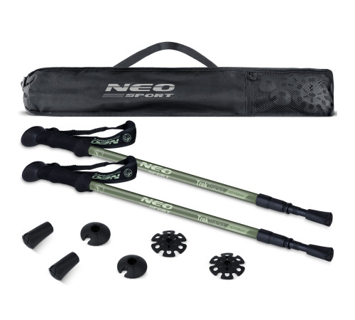 Трекінгові палиці Neo-Sport NS-381, зелені