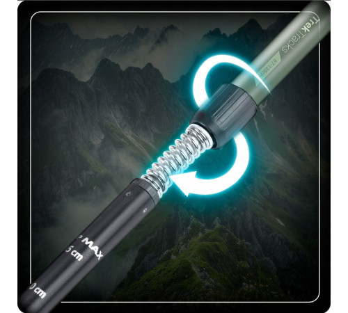 Трекінгові палиці Neo-Sport NS-381, зелені