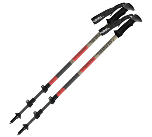 Трекінгові палиці Gabel Mont Blanc FL 4.0 red - 66-142 Трекінгові палиці Gabel Mont Blanc FL 4.0 red - 66-142