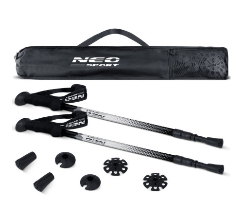 Трекінгові палиці Neo-Sport NS-381, сріблястий