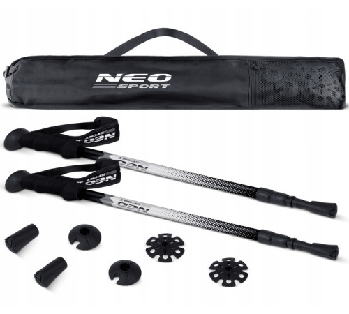 Трекінгові палиці Neo-Sport NS-381, сріблястий