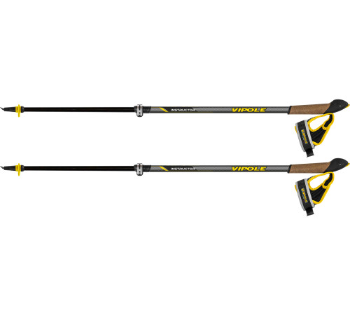 Палиці для скандинавської ходьби Vipole Instructor Vario QL Dark DLX (S20 27) Палиці для скандинавської ходьби Vipole Instructor Vario QL Dark DLX (S20 27)
