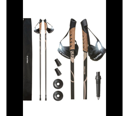 Трекінгові палки Outtec карбонові 110cm 1-секційні Anti-shock