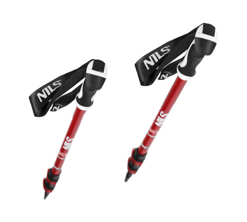Трекінгові палиці NILS TK8601, червоні