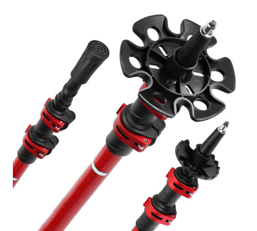 Трекінгові палиці NILS TK8601, червоні