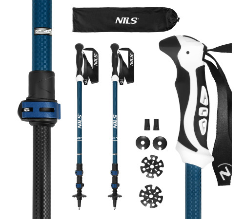 Трекінгові палиці NILS TK8601, сині