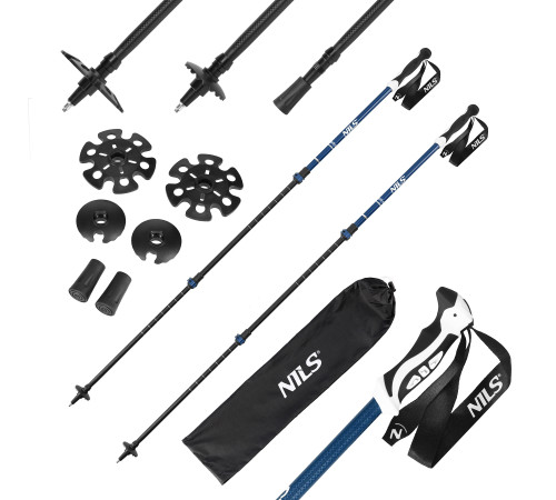 Трекінгові палиці NILS TK8601, сині