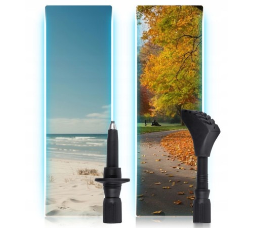 Трекінгові палиці Neo‑Sport NS‑383, чорні