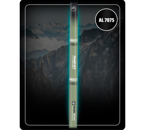 Трекінгові палиці Neo‑Sport NS‑383, зелені