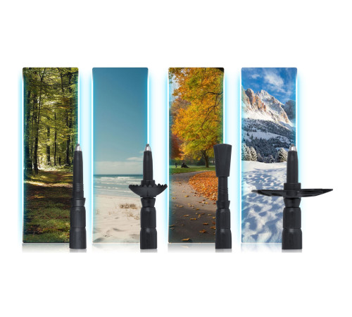 Трекінгові палиці Neo-Sport NS-380, сріблястий