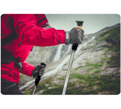 Трекінгові палиці Neo-Sport NS-380, сріблястий