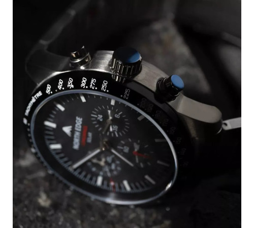 Годинник механічний NORTH EDGE Longwings Black