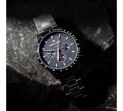 Годинник механічний NORTH EDGE Longwings Black